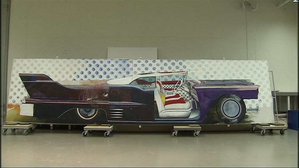 Bild på tavlan ”Cadilllac Eldorado”.