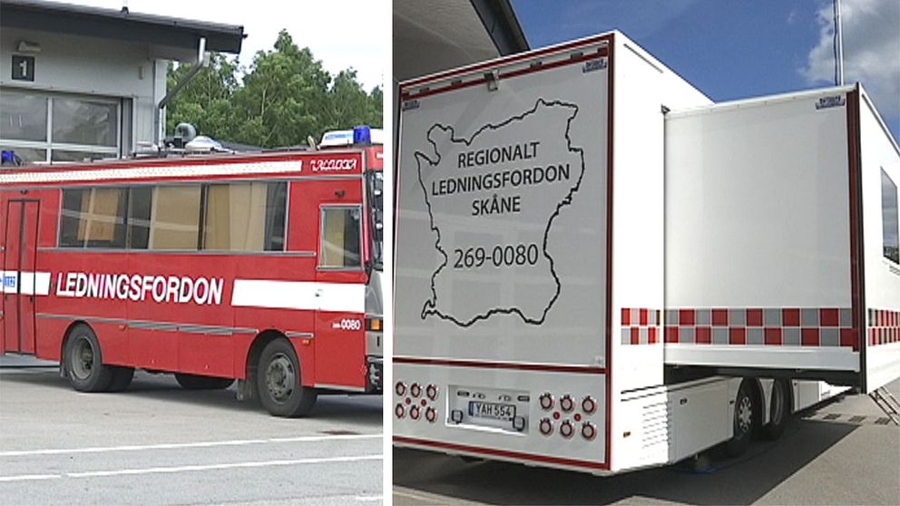 Räddningstjänsterna i Skåne har en ny ledningsbuss