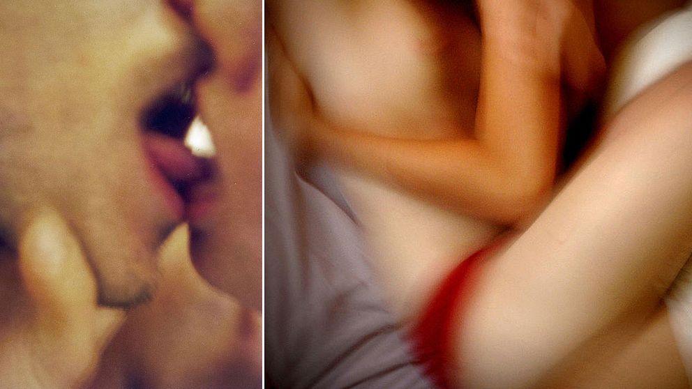 Två personer som har sex.