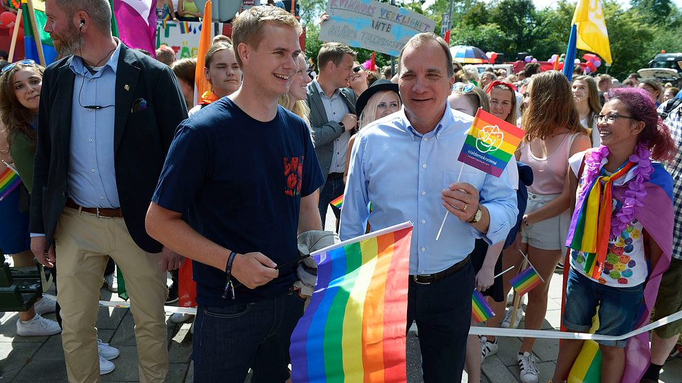 Gustav Fridolin, Stefan Löfven Pride 2016