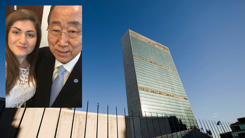 Romiana Bikasha / Ban Ban Ki-moon / FN-skrapan i New York