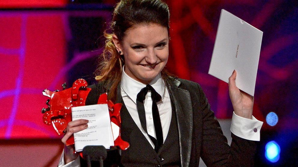 Gabriela Pichler vann baggen för årets regi för ”Äta sova dö”.