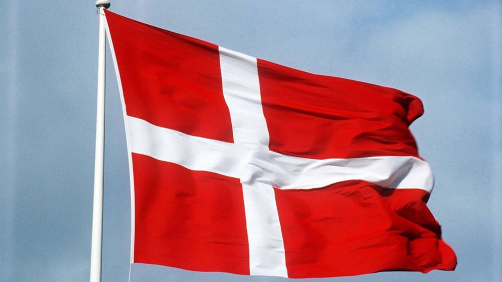 Danmarks flagga.