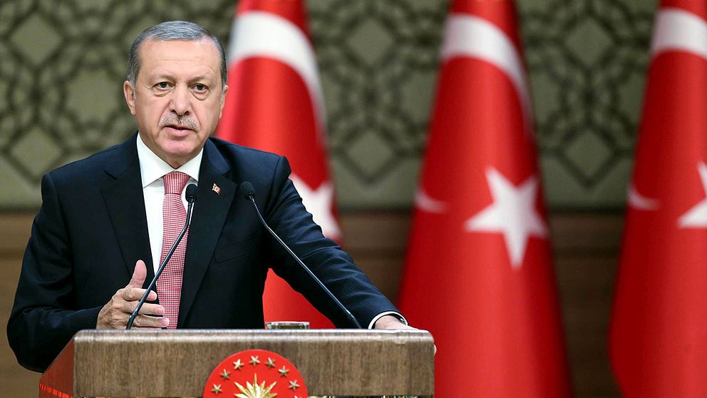 Turkiets president Recep Tayyip Erdogan