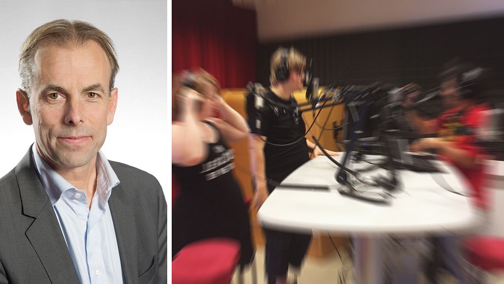 Johan Färnstrand, direktör vid Uppsala kommun, Vård- och omsorg. Radio Fyris