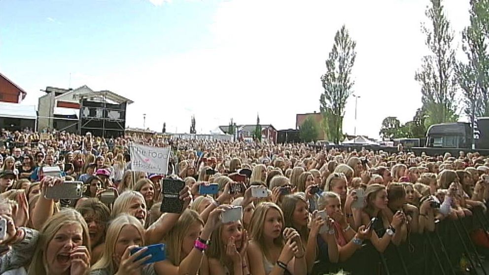 Publikhav på Arvika Hamnfest