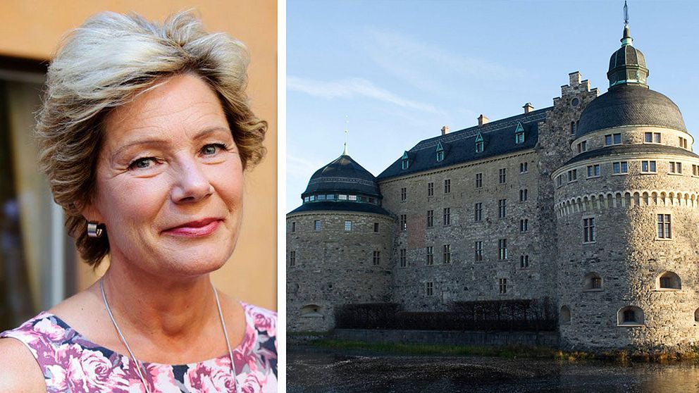 Maria Larsson och Örebro slott i montage