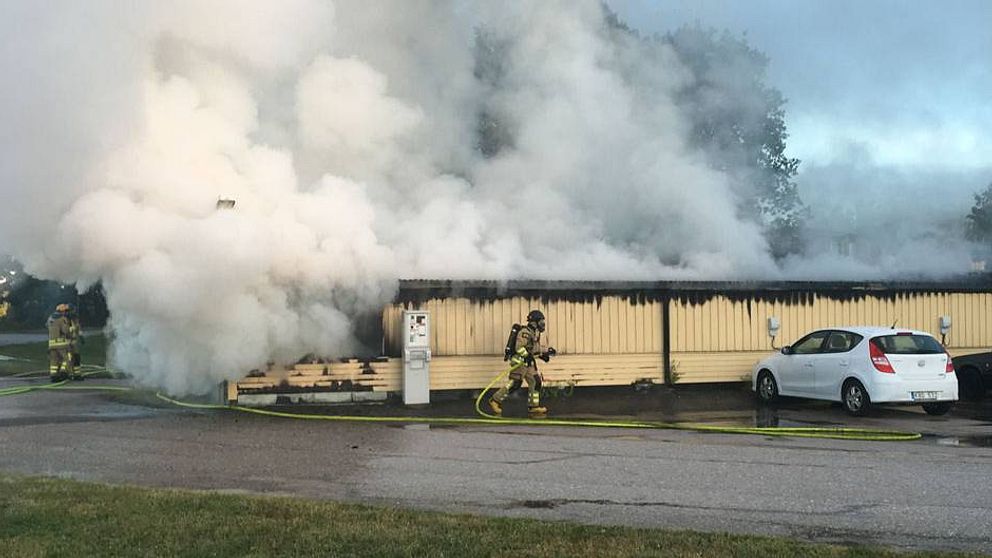Garagebrand i Finspång