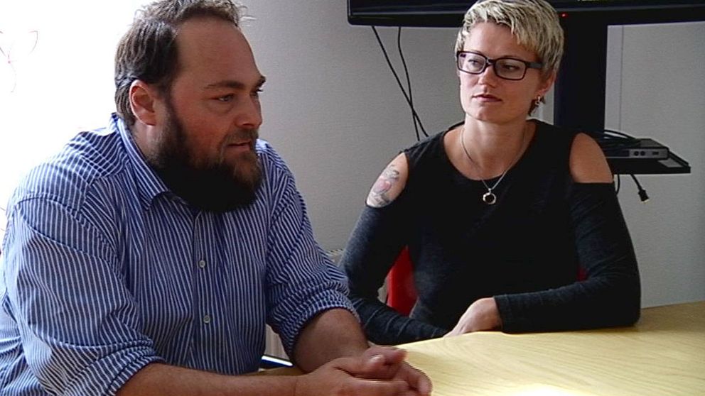 Lars Brissmalm och Selma Björk Matthiasdottir.