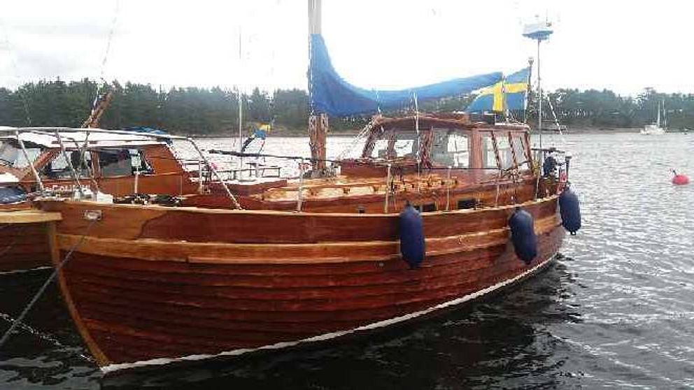 En av båtarna på Ulvö Classic