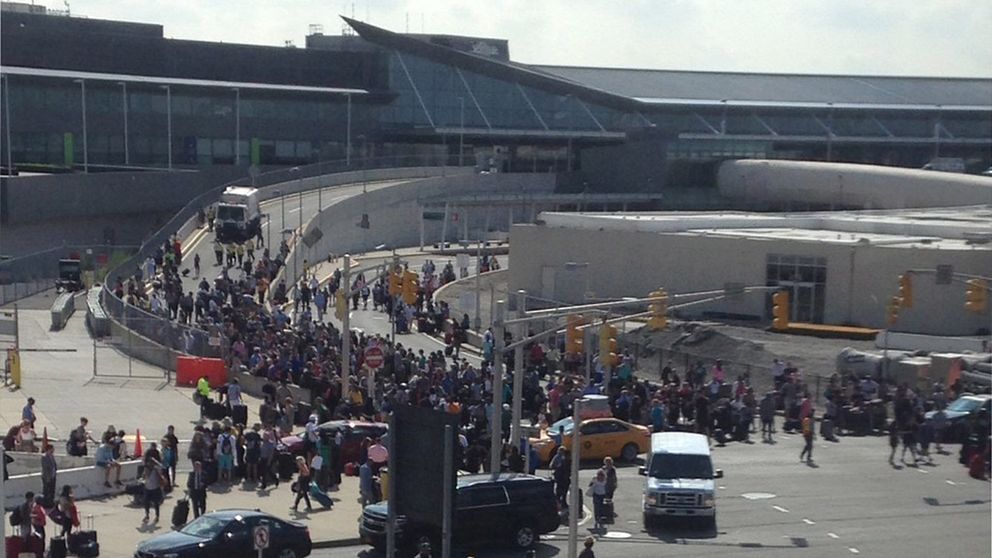 Falsklarm på JFK-flygplatsen.