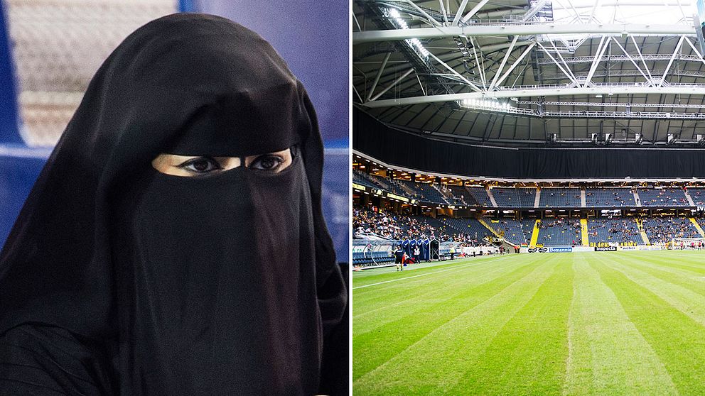 Polisen vill att burka förbjuds på idrottsarenor
