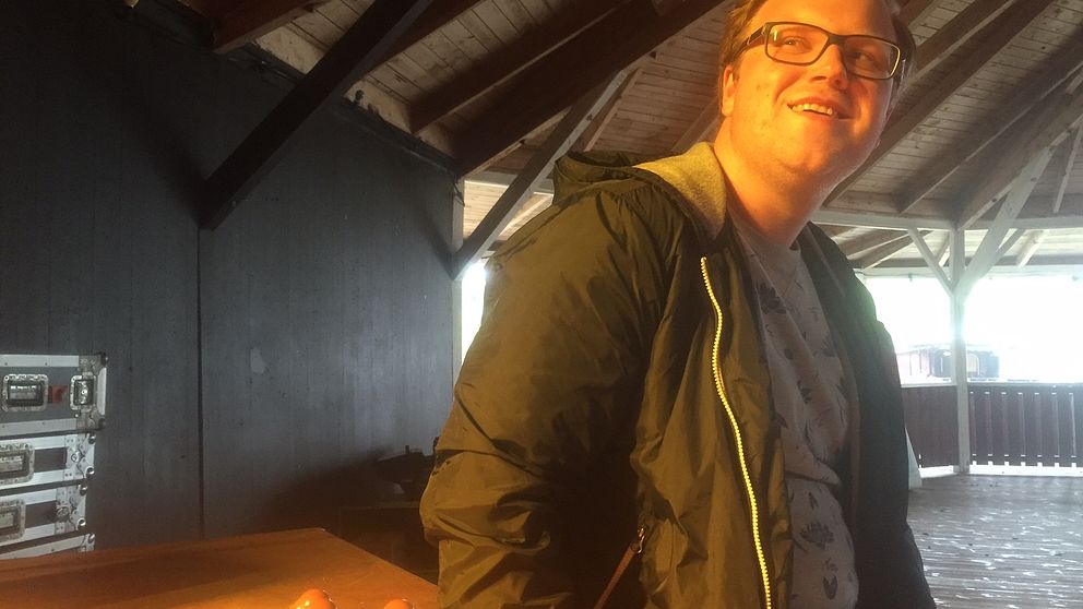 David Andersson som är en av dem som har jobbat med att få till årets festival i Hultsfred