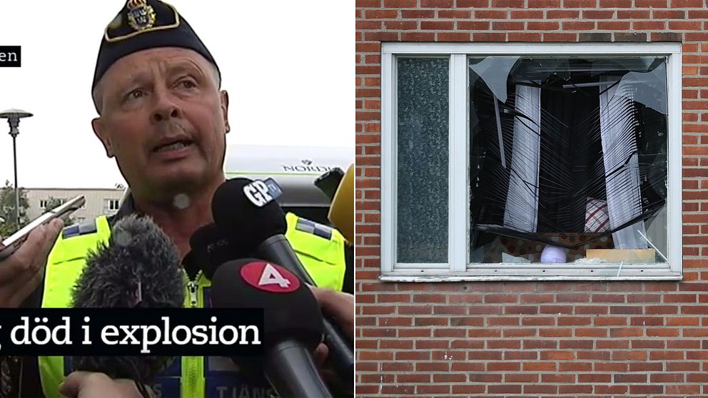 Polisen i Göteborg om explosionen i Biskopsgården