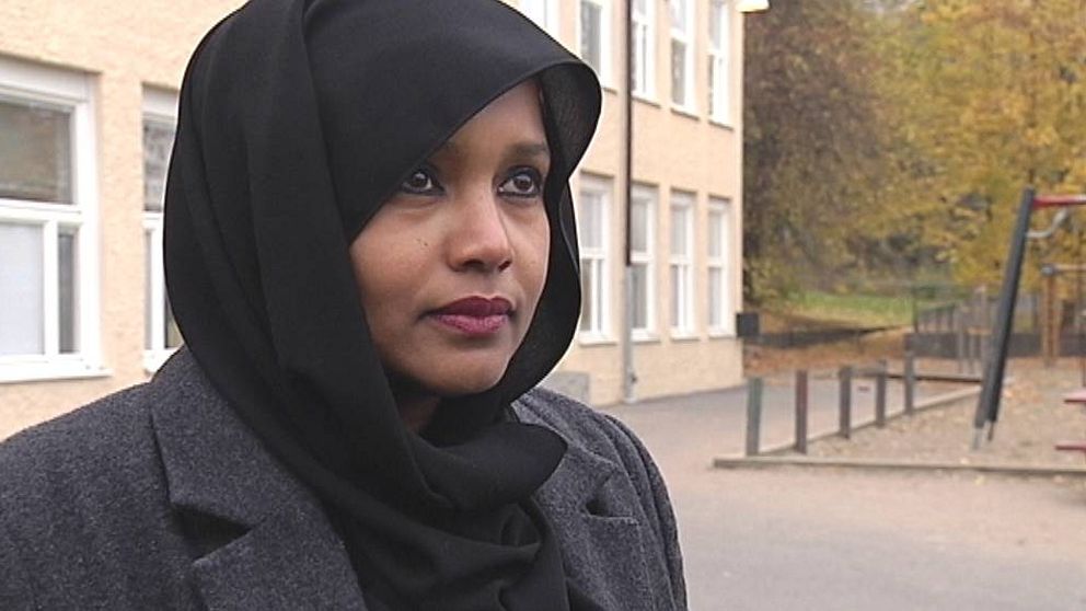 Saida Hussein Moge, fritidspolitiker för Socialdemokraterna och boende i Biskopsgården.