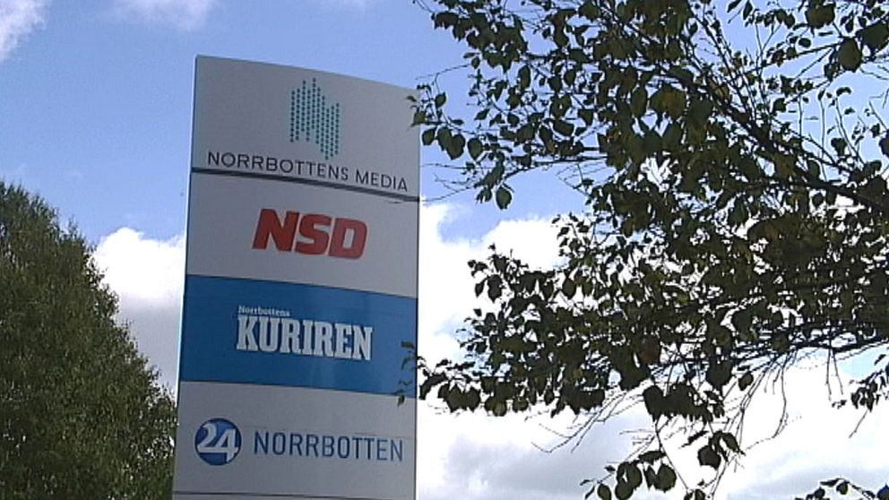 Norrbottens media skylt
