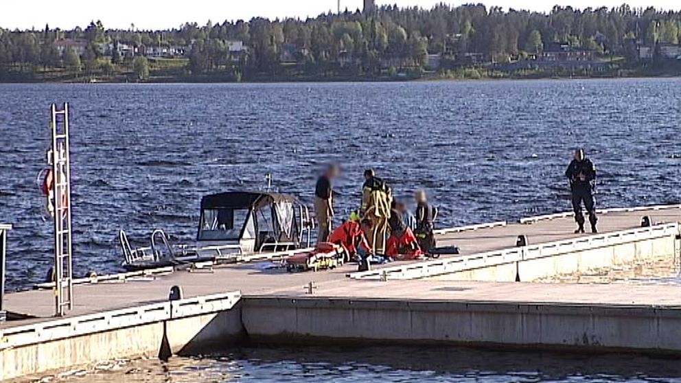 båtolyckan i södra hamn i Luleå