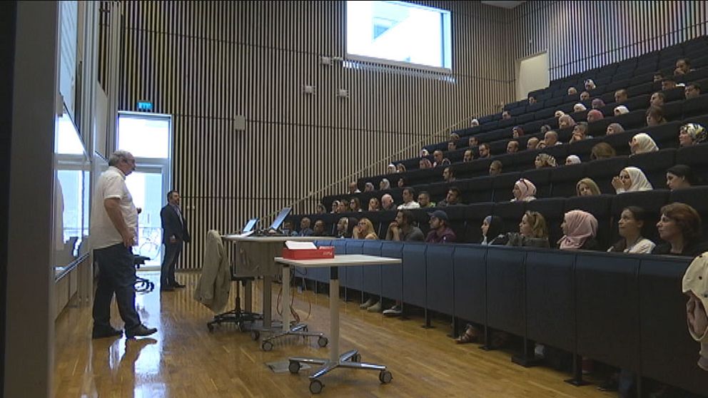 Föreläsningssal på Malmö Högskola