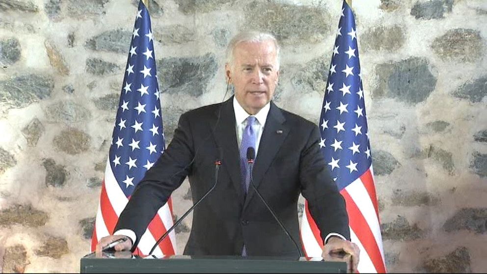 arkivbild på USA:s vicepresident Joe Biden.