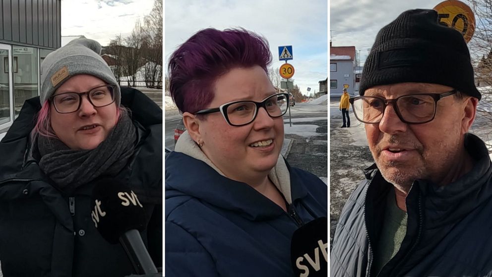 Tre Malåbor blir intervjuade.
