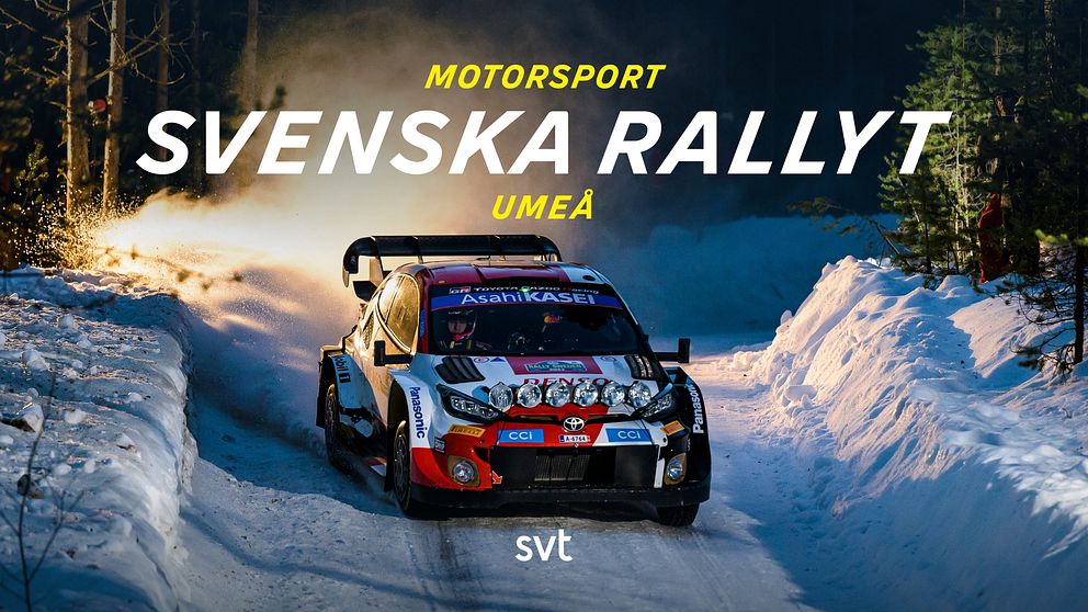 Finlands Kalle Rovanperä med kartläsaren Jonne Halttunen. – Motorsport: Svenska rallyt