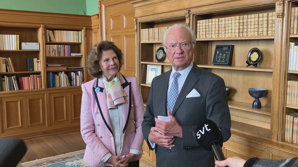 kungen besöker Uppsala och pratar om sin studenttid