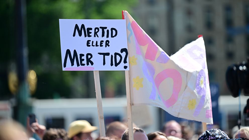 En bild från en demonstration.