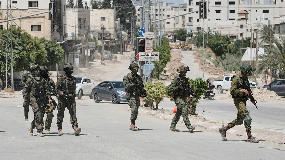 Tre palestinier dödade på Västbanken | SVT Nyheter