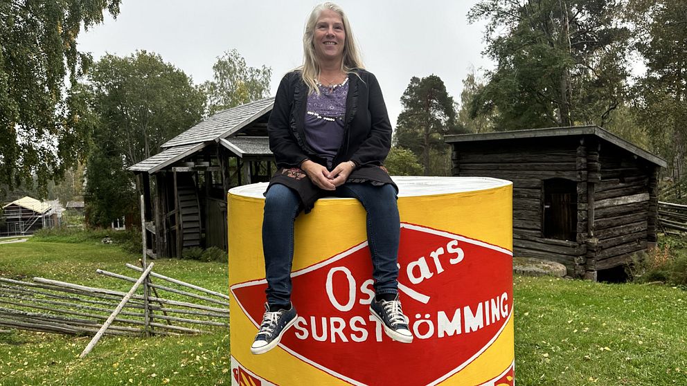 Oscars surströmming, gigantisk surströmmingsburk, surströmming