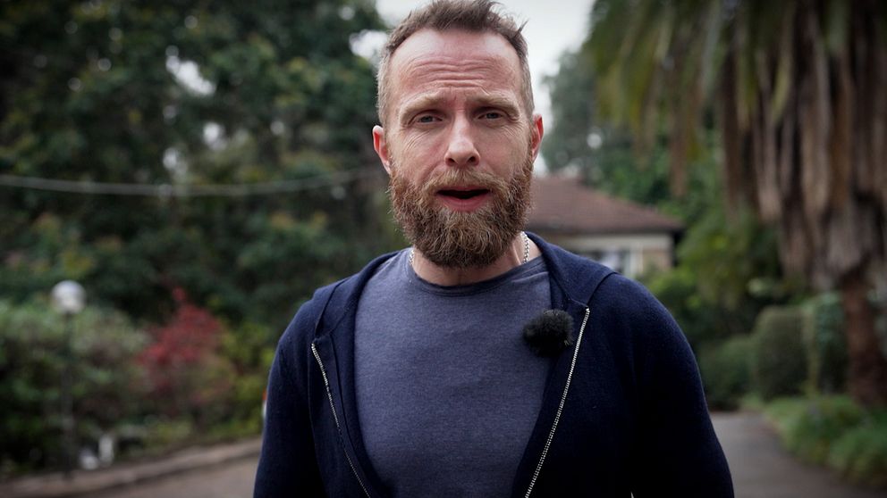 Johan Ripås, afrikakorrespondent, i Afrika.
