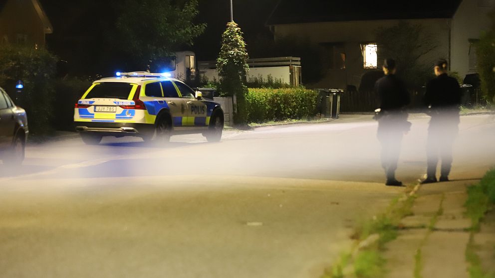 poliser avspärrning