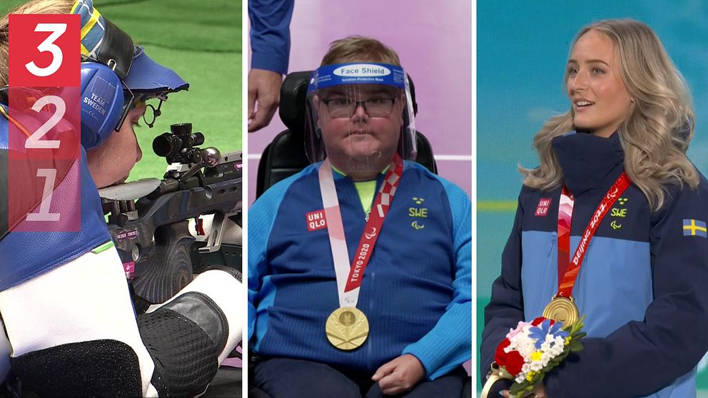 Tre av de paralympier som tävlar för Sverige under OS 2024