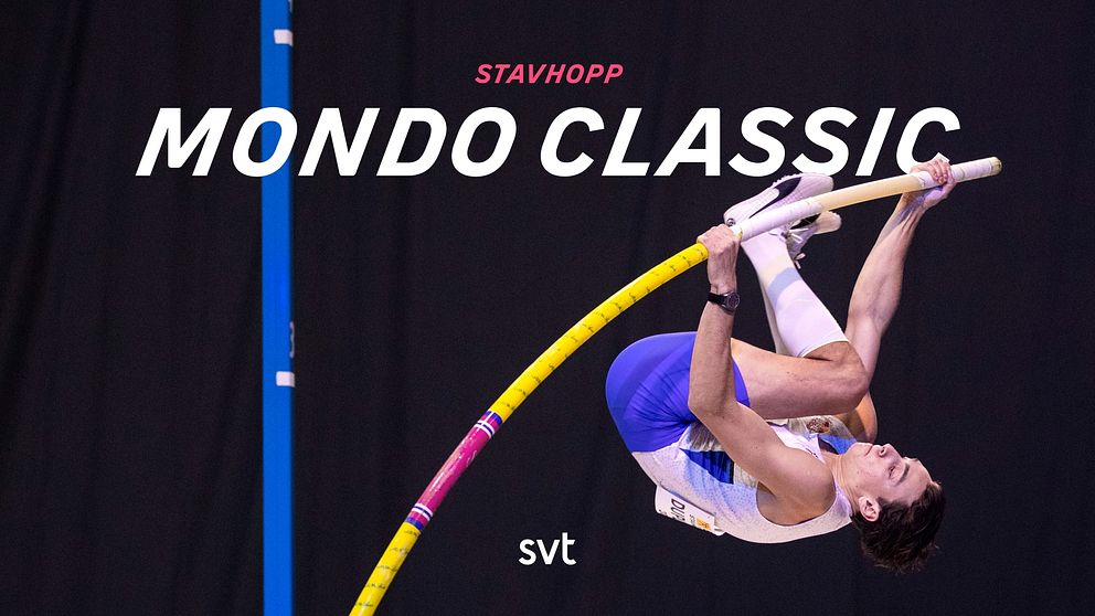 Stavhopparen Armand Duplantis hoppar på Mondo Classic.