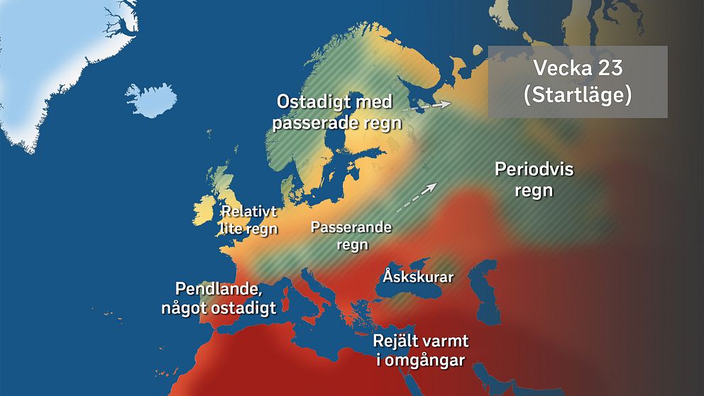 Video med meteorolog Nitzan Cohen som förklarar månadsöversikten för juni