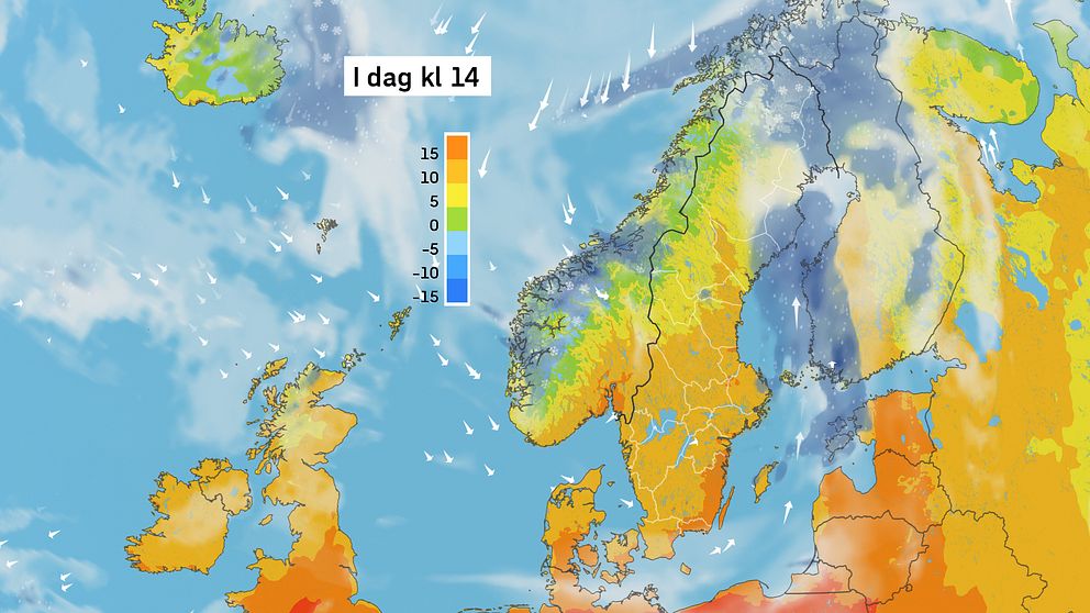 Vädret kommande dagar