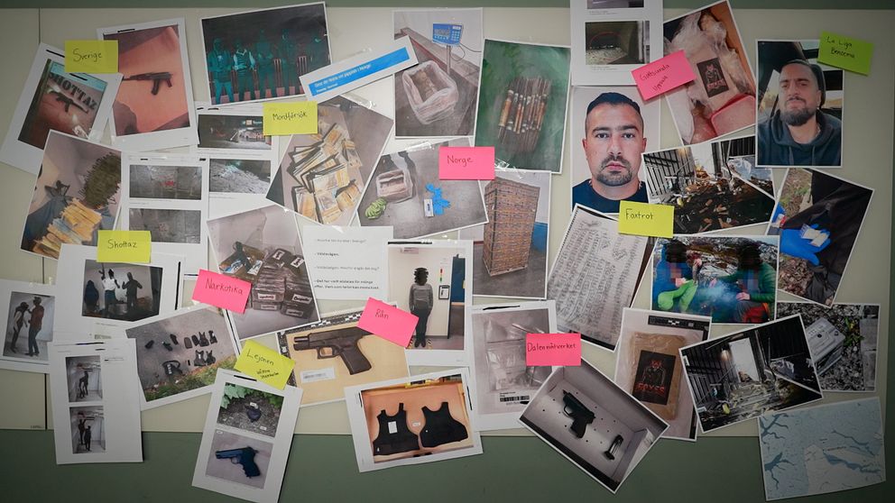 Bilder över kriminella som förflyttat sin verksamhet till Norge.
