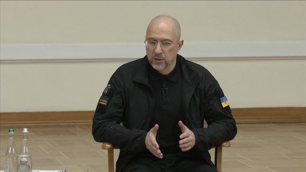 Ukrainas premiärminister Denys Sjmyhal