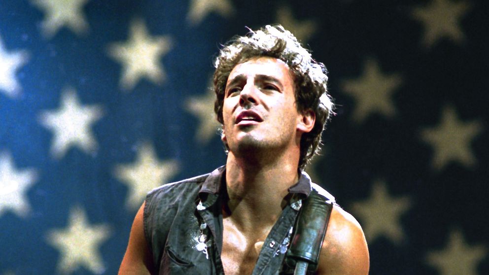 Bruce Springsteen i mitten av 1980-talet.