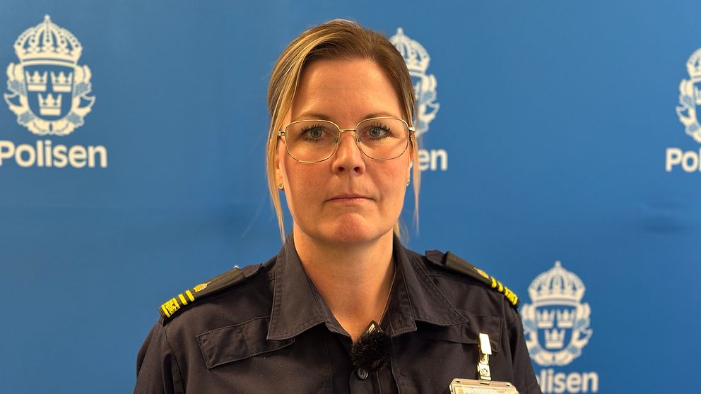 Josefine Perming Tengqvist, chef vid polisens avdelning för grova brott i Västernorrland.