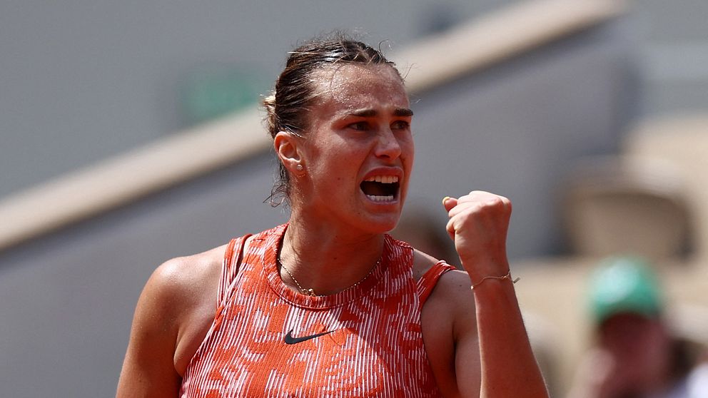 Sabalenka tog sig planenligt till kvartsfinal i Franska öppna.