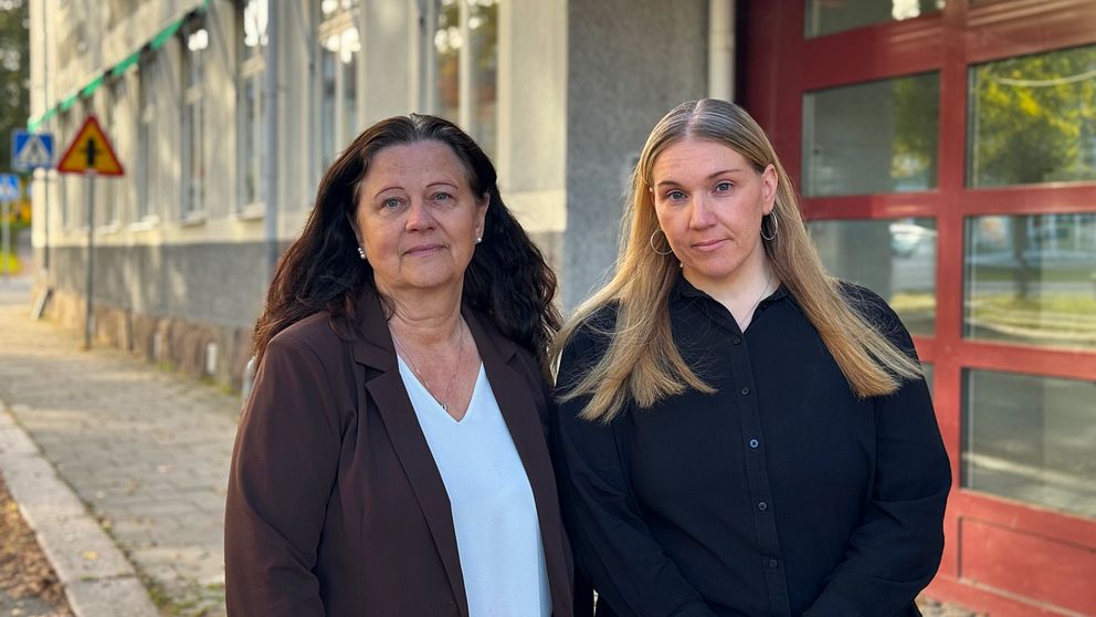 Cecilia Clausson funktionschef och Nicolina Gregard, enhetschef socialtjänsten i Eksjö.