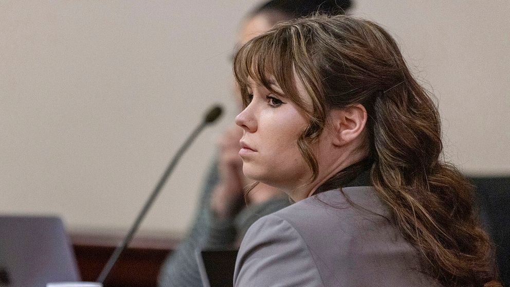 Hannah Gutierrez-Reed under rättegången i staden Santa Fe, New Mexico.