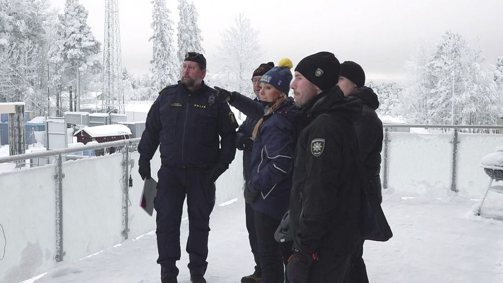 Polis, räddningstjänsten och arrangör av skidskytte