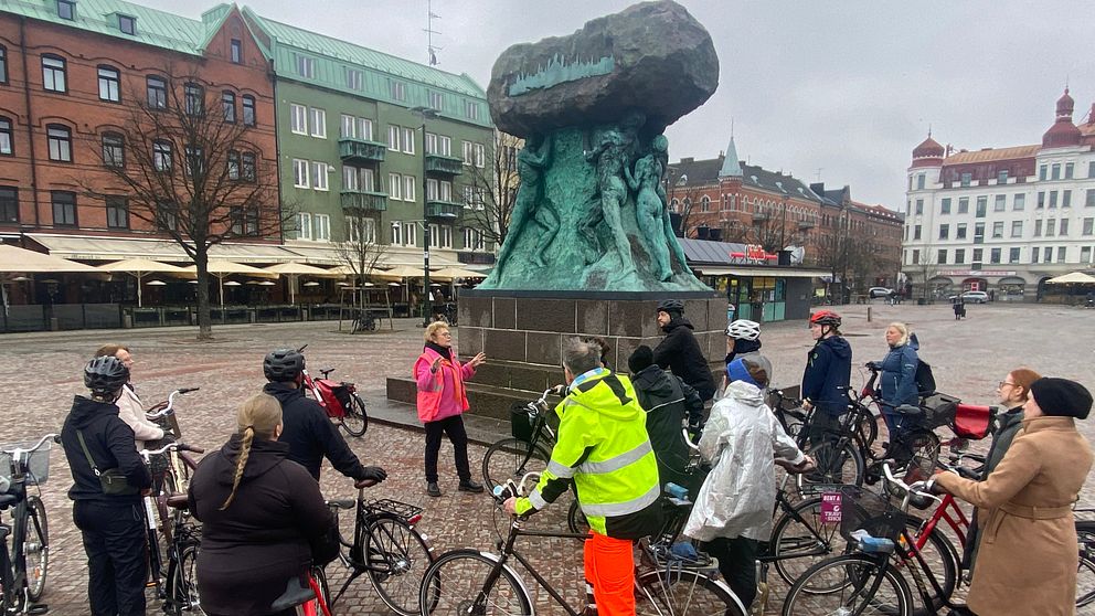 Volontärer på Möllevångstorget i Malmö