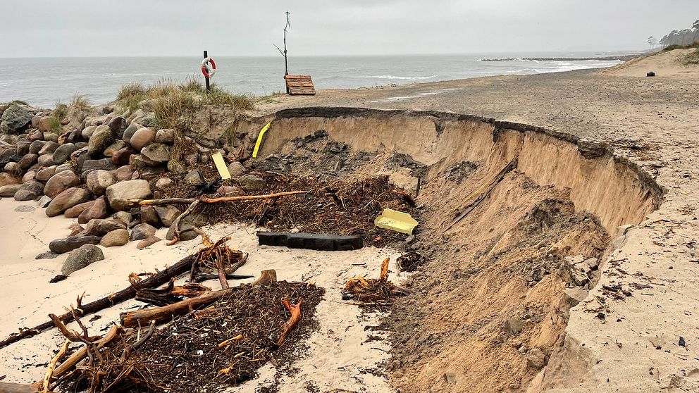Strand utan sand