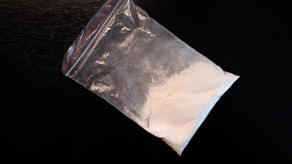 narkotika i en liten plastpåse