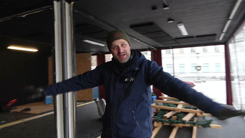 Karl-Johan Paulsson är SVT:s projektledare för Musikhjälpen som nu byggs upp i Växjö.