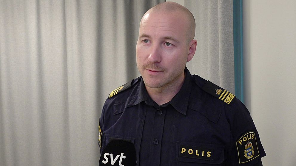 Emil Kågström, gruppchef på polisen i Norra Lappland.