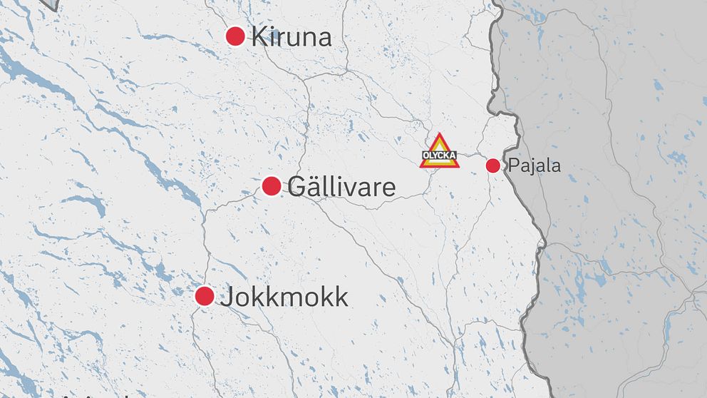 En krock mellan malmbil och personbil har inträffat på väg 395.