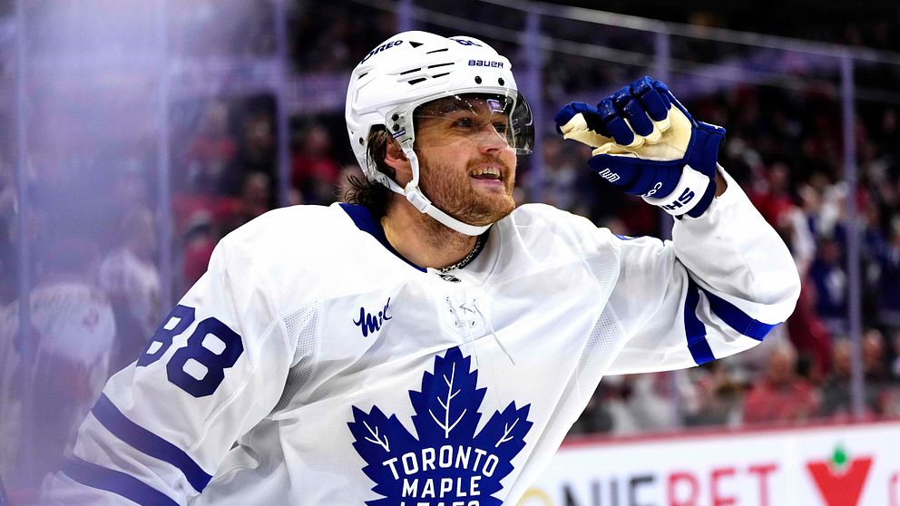 William Nylander i Toronto Maple Leafs-tröjan.